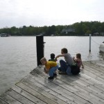 The waterfront in Saugatuck